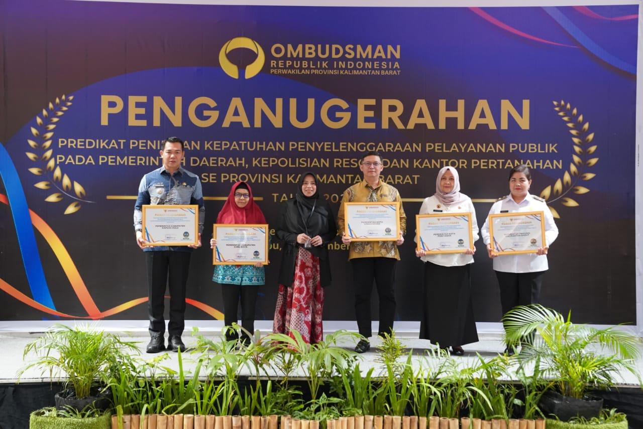 Kapuas Hulu Raih Predikat Penilaian Kepatuhan Penyelenggaraan Pelayanan Publik